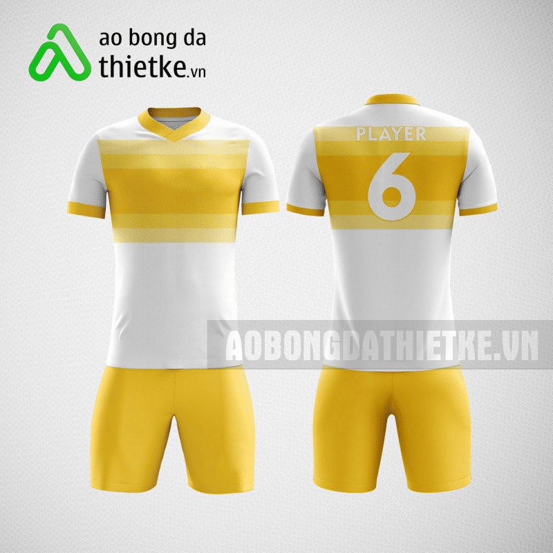 Mẫu in áo bóng đá theo yêu cầu màu vàng ABDTK 3