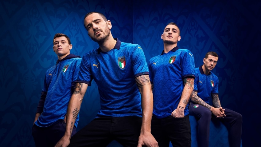 Đội tuyển Ý ra mắt áo đấu chính thức cho Euro 2021