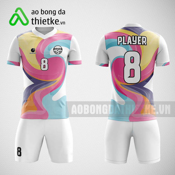 Mẫu áo bóng đá thiết kế màu trắng ABDTK223