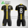 Mẫu áo bóng đá thiết kế màu vàng đen ABDTK219