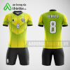 Mẫu áo bóng đá thiết kế màu vàng đen ABDTK228