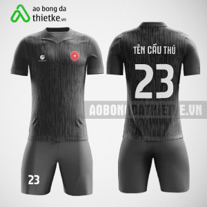 Mẫu làm áo bóng đá Học viện Ngoại giao màu xám thiết kế tốt nhất ABDTK642