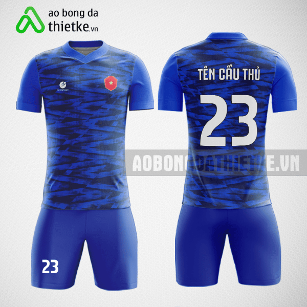 Mẫu làm quần áo bóng đá Học viện Thanh Thiếu niên Việt Nam màu xanh dương thiết kế độc ABDTK647