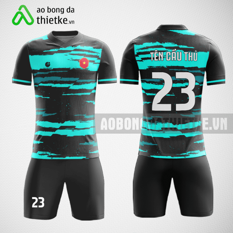 Mẫu mua áo bóng đá Trường Đại học Bách khoa Hà Nội màu xanh ngọc thiết kế uy tín ABDTK652