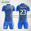 Mẫu mua áo đá bóng Trường Đại học Công đoàn màu xanh dương thiết kế giá rẻ ABDTK653