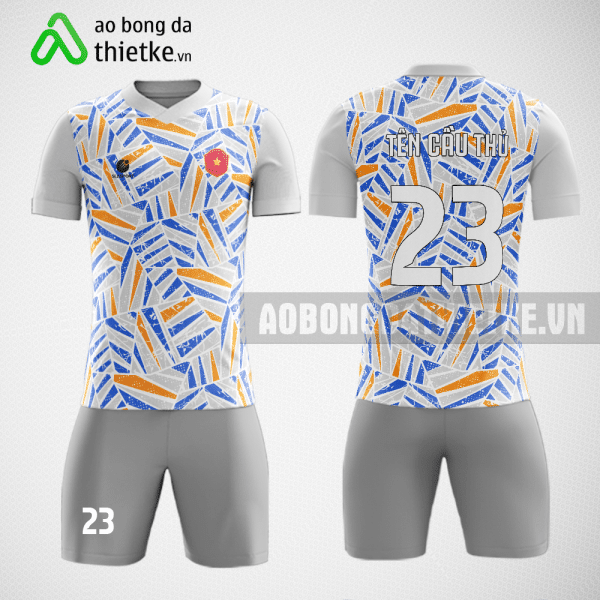 Mẫu đặt thể thao bóng đá Trường Đại học Hòa Bình màu xám thiết kế tốt nhất ABDTK666
