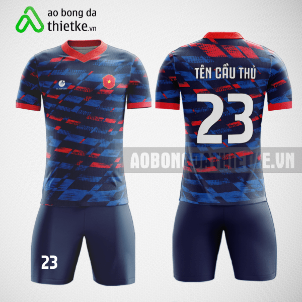 Mẫu mua áo đá bóng Học viện Kỹ thuật Mật mã màu tím than thiết kế nam ABDTK703