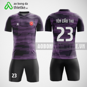 Mẫu mua thể thao bóng đá Học viện Nông nghiệp Việt Nam màu tím thiết kế đẹp ABDTK706